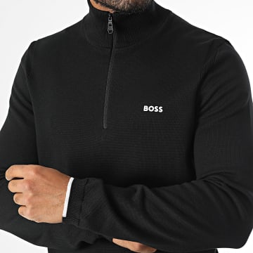 BOSS - Pull Col Zippé Ever X 50498518 Noir