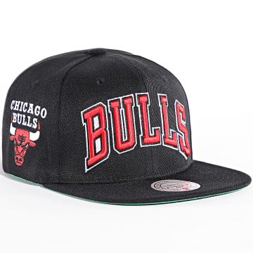 Mitchell and Ness - Chicago Bulls Triple Play Snapback Cap HS8576 Zwart