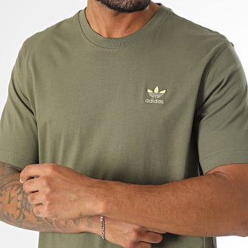 Adidas Originals - Tee Shirt Essential IZ2105 Vert Kaki Doré