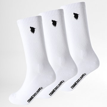 Comme Des Loups - Lot De 3 Paires De Chaussettes ECUX3W Blanc