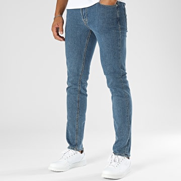 JJREBEL - Luke Craft - Jeans slim in denim blu