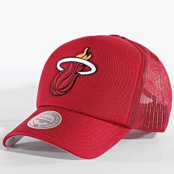 Mitchell and Ness - Miami Heat HT8032 Evergreen Trucker Cap