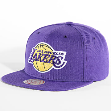 Mitchell and Ness - NBA Team Ground 2.0 Lakers Snapback Cap HHSS3256 Paars