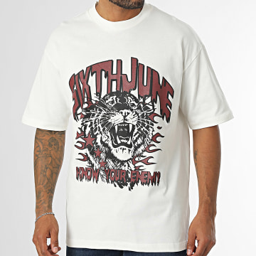 Sixth June - T-Shirt Oversize 309 gebrochenes Weiß