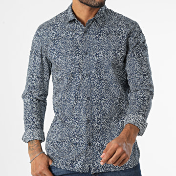 Teddy Smith - Carton Long Sleeve Shirt 10711547D Navy Blue