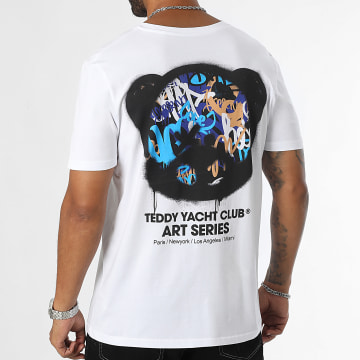 Teddy Yacht Club - Tee Shirt Oversize Large Art Series 2 Blue Blanc