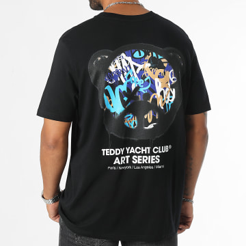 Teddy Yacht Club - Tee Shirt Oversize Large Art Series 2 Blue Noir