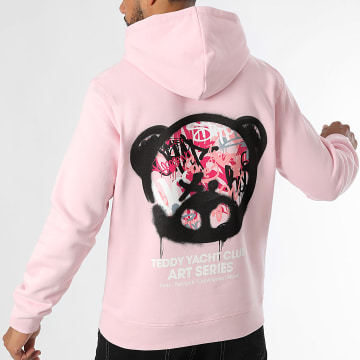 Teddy Yacht Club - Art Serie Hoofd Hoodie Roze