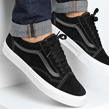 Vans - Old Skool A2Z42BLK1 Varkens Suède Zwart Sneakers