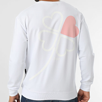 Zelys Paris - Sweat Crewneck Nobu Blanc Rose