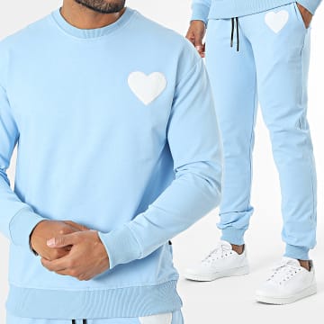 Zelys Paris - Ensemble De Survetement Zuma Bleu Clair Blanc