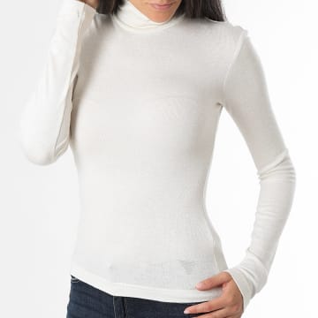 Guess - Pull Col Roulé Femme W4BP14-KCGM2 Beige