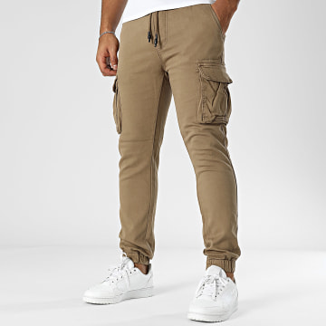 KZR - Pantalón Cargo Beige Oscuro