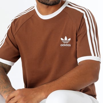 Adidas Originals - 3 Strepen T-shirt IZ3071 Bruin