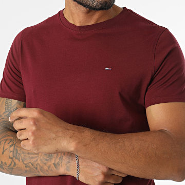 Tommy Jeans - Tee Shirt Tjm Xslim Jersey 4411 Bordeaux