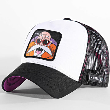 Capslab - Casquette Trucker Kame Noir Blanc