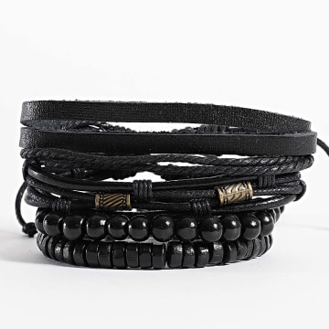 Deeluxe - Lot De 4 Bracelets 04V9800M Noir