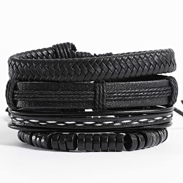 Deeluxe - Lot De 4 Bracelets 04V9800M Noir