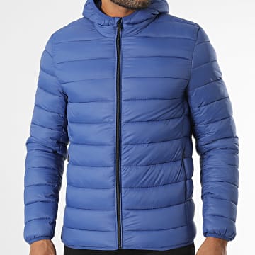 Kymaxx - Doudoune Capuche Bleu Roi