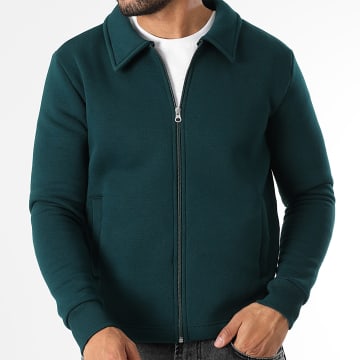 LBO - Veste Molleton Zippée 3619 Vert Bouteille