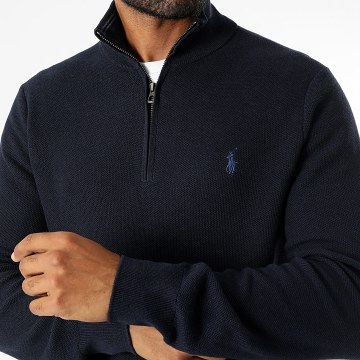 Polo Ralph Lauren - Pull Col Montant Original Player Bleu Marine