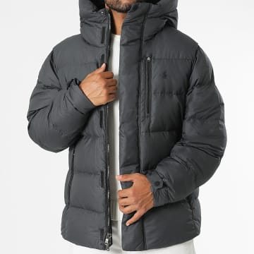 Polo Ralph Lauren - Doudoune Capuche Original Player Gris Anthracite