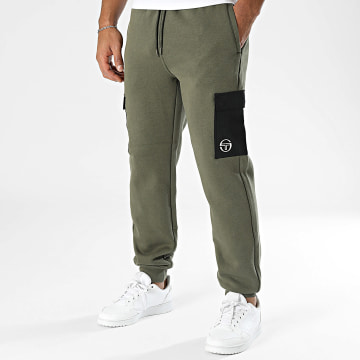 Sergio Tacchini - Pantalon Jogging Voltedo Fleece 40855 Vert Kaki