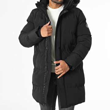 Deeluxe - Parka larga con capucha Alpine 04V6601M Negro