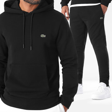 Ensemble sweat-shirt et pantalon de survêtement en noir