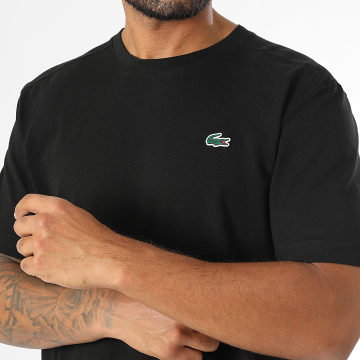 Lacoste - Tee Shirt Regular Fit Logo Crocodile Noir