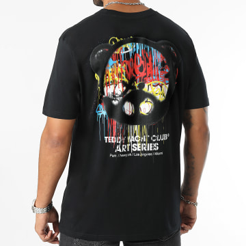 Teddy Yacht Club - Tee Shirt Oversize Large Art Series Dripping Head Negro
