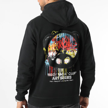 Teddy Yacht Club - Art Series Druipend Hoofd Hoodie Zwart