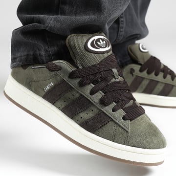 Adidas Originals - Campus 00s Zapatillas ID1418 Oliva Strata Marrón Oscuro Calzado Blanco