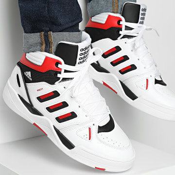 Adidas Performance - Zapatillas Midcity Mid IH0319 Calzado Blanco Rojo Colegio Core Negro