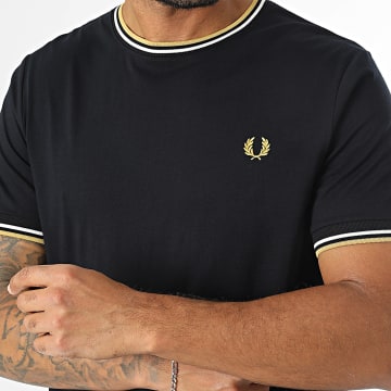 Fred Perry - Tee Shirt Twin Tipped M1588 Bleu Marine