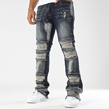 Ikao - Jean Flare Bleu Denim - LaBoutiqueOfficielle.com