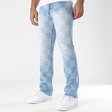 Classic Series - Jean A Carreaux Regular Bleu Denim