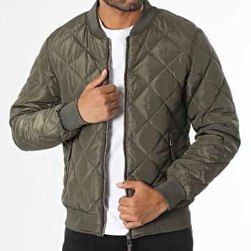 Kymaxx - Veste Bomber Vert Kaki