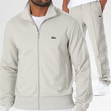 Lacoste - Ensemble De Survetement Logo Brodé Crocodile Gris