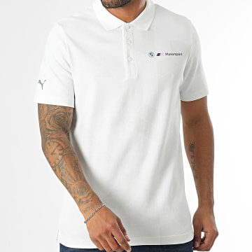 Puma - Polo de manga corta BMW Motorsport Jacquard 627463 Blanco