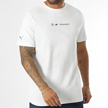 Puma - BMW Motorsport Jacquard Tee Shirt 627464 Blanco