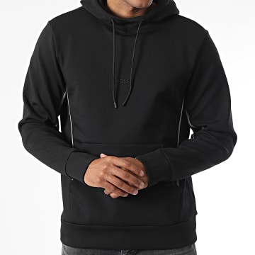 BOSS - Sweat Capuche A Bandes Soody 1 50523905 Noir