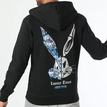 Looney Tunes - Bugs Bunny Horror Hooded Zip Jacket Reflecterend Zwart