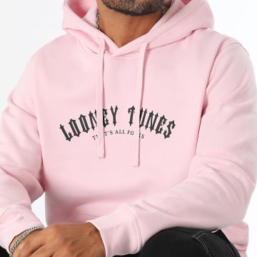 Looney Tunes - Worldwide Hoodie Roze Zwart