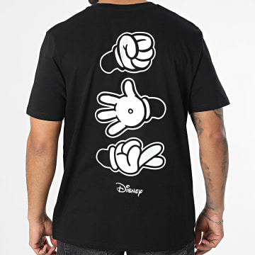 Disney - Maglietta Hands Nero Bianco