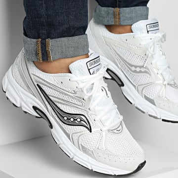 Saucony - Sneakers Ride Millennium Bianco Argento