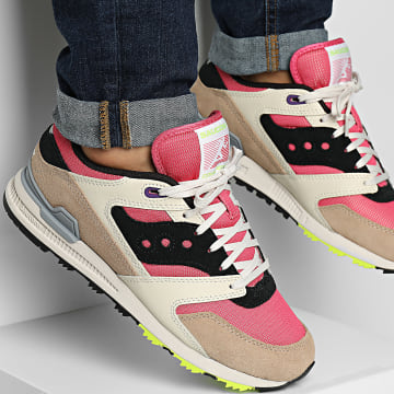 Saucony - Scarpe da ginnastica coraggiose rosa e viola