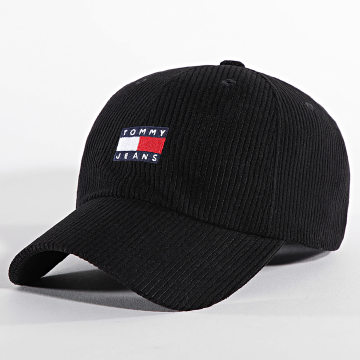 Tommy Jeans - Casquette Heritage Corduroy 2636 Noir