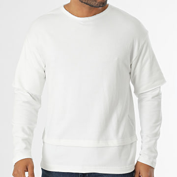 Classic Series - Tee Shirt Manches Longues Blanc