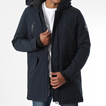 Classic Series - Parka con capucha Baryo Azul marino